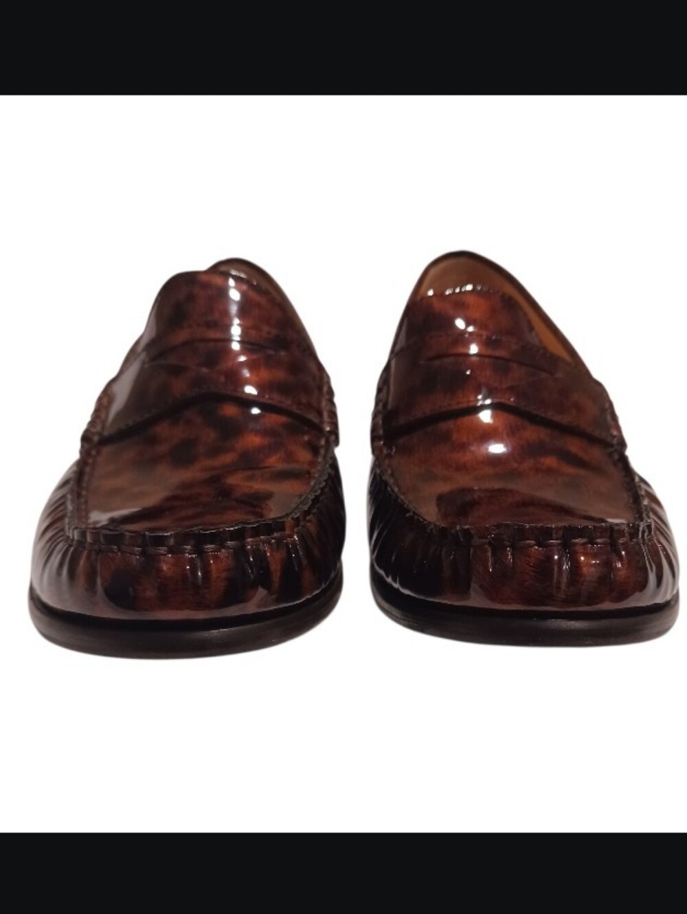 Cole Haan Tortoise Shell Patent Leather Loafer - Picture 6 of 12